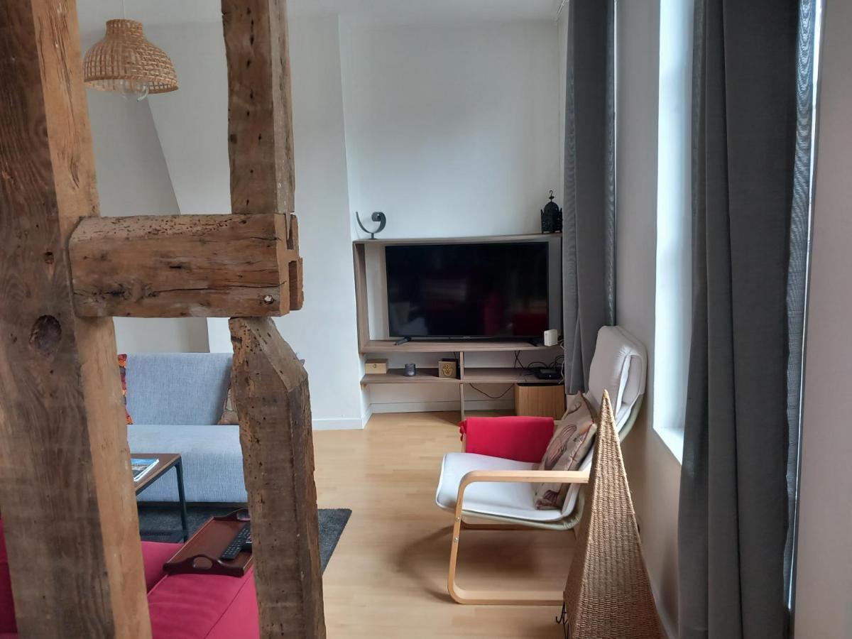 Apartamento Le Leon Honfleur Exterior foto